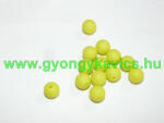 UV Sárga / Almazöld (34) Szilikon Gyöngy 12mm