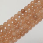  Barna Napkő Színű Jade Ásványgyöngy Gyöngyfüzér 8mm