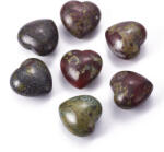 Sárkányvér Jáspis Ásvány Szív Marokkő 25x25x14mm