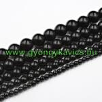  Fekete Jade Ásványgyöngy 4mm