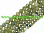  Taiwani Tajvani Zöld Jade Ásványgyöngy 12mm