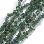  Zöld Apatit Ásványtörmelék Füzér Ásvány Splitter 3-10x3-8mm ~82cm