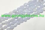  Kalcedon Ásványtörmelék Ásványgyöngy Gyöngyfüzér 6-12x5-8x3-8mm