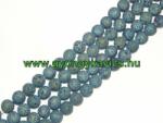  Kékeszöld Lávakő Ásványgyöngy 8mm