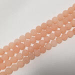  Matt Barna Napkő Színű Jade Ásványgyöngy 8mm