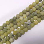  Matt Taiwani Tajvani Zöld Jade Ásványgyöngy 4mm