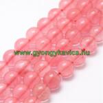  Cseresznyekvarc Ásványgyöngy Gyöngyfüzér 8mm