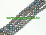  Szivárvány Druzy Achát Ásványgyöngy 6mm