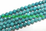  Fazettált Türkiz Howlit (2) Ásványgyöngy Gyöngyfüzér 8mm