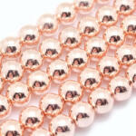  Rózsaarany Hematit (2) Ásványgyöngy 6mm