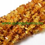  Borostyán Ásványtörmelék Splitter Ásványgyöngy Gyöngyfüzér 5-14x4-10mm