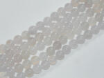  Natur Fehér Jade Ásványgyöngy Gyöngyfüzér 10mm