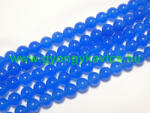  Kék Jade Ásványgyöngy 10mm