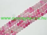  Matt Rózsaszín Pink Achát Ásványgyöngy Gyöngyfüzér 8mm