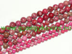  Rózsaszín Tengeri Jáspis Regalit Ásványgyöngy Gyöngyfüzér 10mm