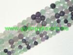  Matt Fluorit Ásványgyöngy Gyöngyfüzér 10mm