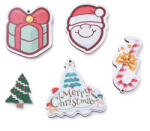  5db-os Fa Karácsonyfadísz Medál Készlet