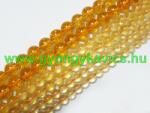  Citrin Ásványgyöngy 10mm