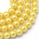  Arany Színű Szintetikus Kagyló Gyöngy 10mm