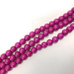  Magenta Szintetikus Türkiz Gyöngy 8mm