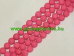  UV Rózsaszín Pink Lávakő Ásványgyöngy Gyöngyfüzér 10mm