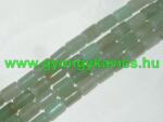  Zöld Aventurin Oszlop Ásványgyöngy Gyöngyfüzér 10x6mm