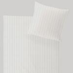 HEFEL Csíkos elefántcsontszín Tencel paplanhuzat 140x220 cm