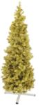 Europalms Fir tree FUTURA, gold metallic, 180cm (83500550)