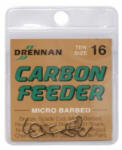 Drennan Carbon Feeder Hook horog bronz 10db - több méretben