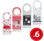 Family Karácsonyi italosüveg kártya 4 féle 6 db / csomag 58746
