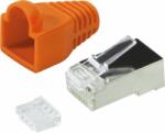 LogiLink MP0022O CAT6 RJ45 Árnyékot csatlakozó - Narancssárga (100 db) (MP0022O)