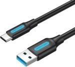 Vention COZBH USB Type-A apa - USB Type-C apa 3.0 Adat és töltő kábel - Fekete (2m) (COZBH)