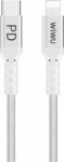 WIWU WP101 USB-C apa 3.1 - Lightning apa Adat és töltőkábel - Szürke (1m) (WP101_G)