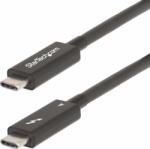 StarTech A40G2MB-TB4-CABLE USB-C/Thunderbolt apa - USB-C/Thunderbolt apa 4.0 Adat és töltőkábel - Fekete (2m) (A40G2MB-TB4-CABLE)