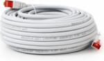 Gembird S/FTP CAT6a Patch kábel 30m - Szürke (PP6A-LSZHCU-30M)