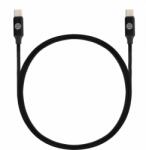 Our Pure Planet OPP083 USB Type-C apa - USB Type-C apa Adat és töltő kábel - Fekete (1.2m) (OPP083)