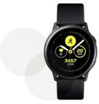 FONIX 2 db Samsung Galaxy Watch Activeval kompatibilis film, InvisiFlex Full Glue, Regenerálható szilikon hidrogél, ütés- és törésgátló, SlimLine NanoShield, átlátszó (FNX-F-Folie-silicon-Samsung-Galaxy-Wat