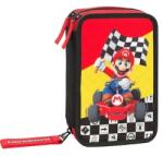 Super Mario Mariokart piros Tolltartó 3 rekeszes tartalommal, 20 x 13 x 7 cm (71882)