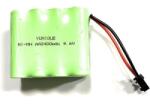 Yunique Green-clean-power 1 darab újratölthető akkumulátorcsomag 9.6V 2400mAh Ni-MH AA sm-2P 2Pin dugóval RC teherautó autókhoz (B08WK7VSDR)