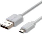 V-TAC fehér, USB - Micro USB 1m hálózati kábel - SKU 8480 (8480)