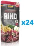 BELCANDO Finest Selection hrana umeda pentru caini, cu vita, taitei de casa si dovlecei 24x125 g