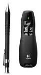 Logitech Presenter - R400 (Vezeték nélküli, Max. : 15m, Plug & Play, töltöttség jelző, fekete)