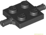 LEGO® Pick a Brick fekete 2x2 tengely (460026)
