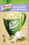Knorr Cup a Soup bögrés instant Fokhagymakrémleves zsemlekockával 18 g