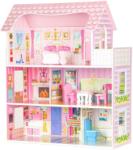 ECOTOYS Casuta pentru papusi cu mobilier W06A139 Casuta papusi