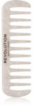 Revolution Haircare Natural Curl Wide Tooth Comb pieptene de păr pentru par ondulat si cret culoare White 1 buc