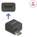 Delock Átalakító USB Type-C male > HDMI female (DP Alt Mode) 4K kis méretű (DL64256) (DL64256)