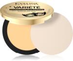 Eveline Cosmetics Variété pudra compacta minerala cu aplicator culoare 03 Light Vanilla 8 g