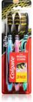 Colgate Zig Zag Charcoal periuta de dinti Medium 3 buc