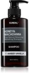KUNDAL Honey & Macadamia Amber Vanilla sampon natural pentru păr uscat și deteriorat 500 ml